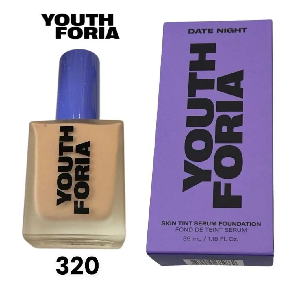 Youth Foria Date Night Skin Tint Serum Foundation 320